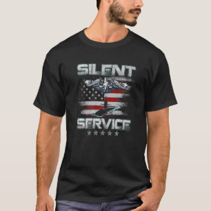T-shirt Sous-marin U S Vétérinaire Silent Service Sous-mar