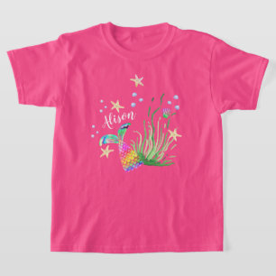T-shirt Sous Nom personnalisé de la mer