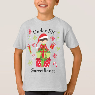 T-shirt Sous surveillance des elfes Noël