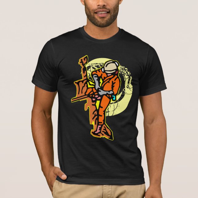 t-shirt sous-terre (Devant)