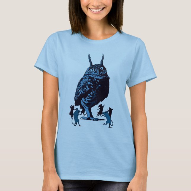 T-shirt Sous une lune bleue (Devant)