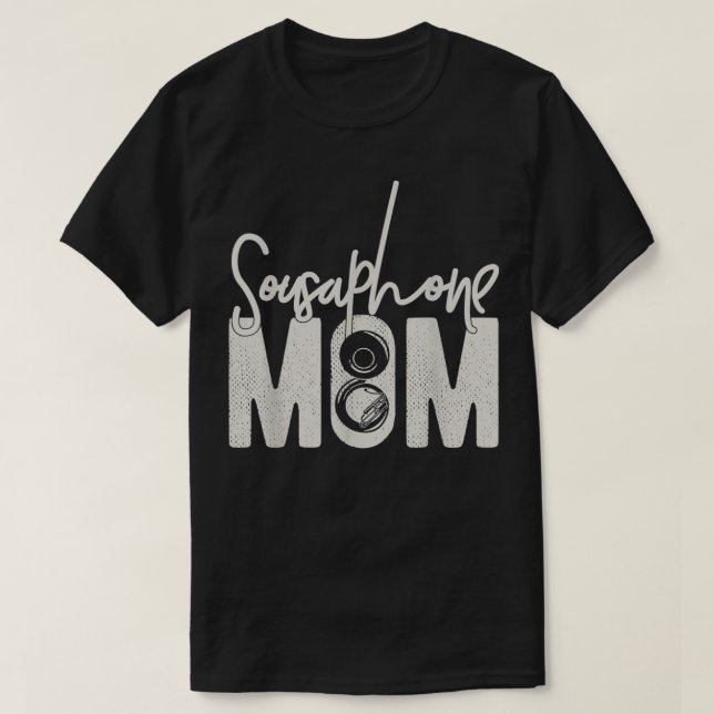 T-shirt Sousaphone Maman Marching Band Cadeau pour Sousaph (Design devant)