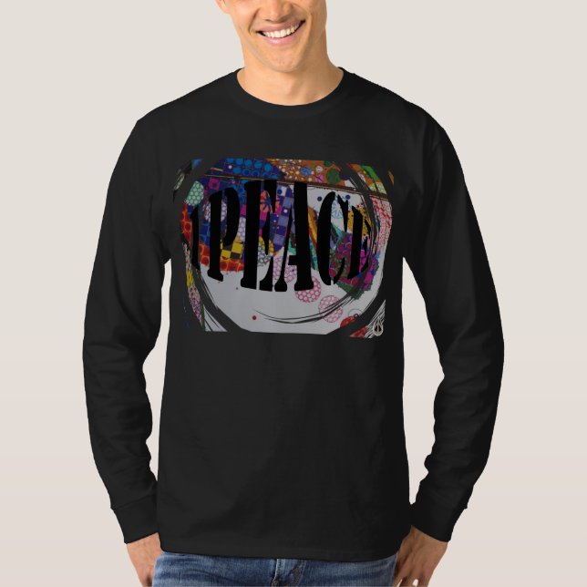 T-shirt souteneur de 1PEACE "Graffitti " (Devant)