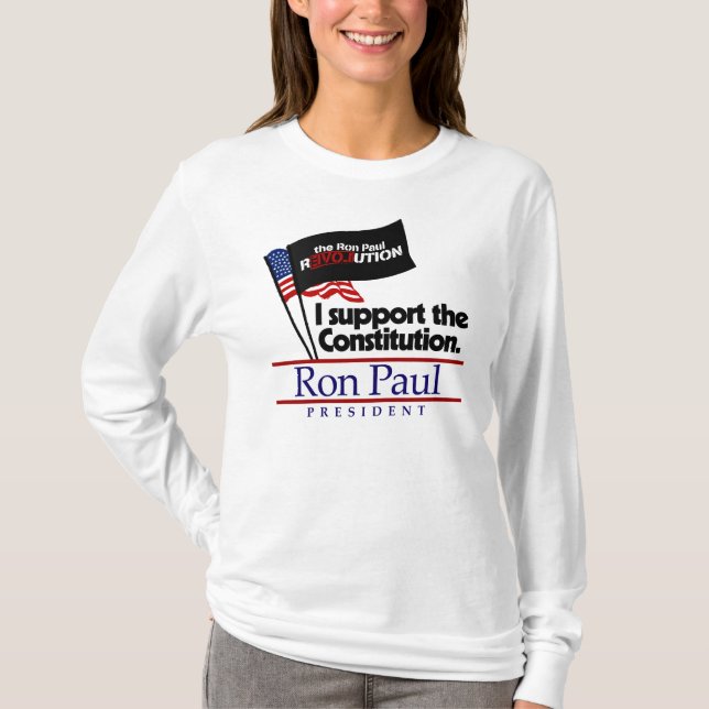T-shirt Soutenez la chemise de constitution (Devant)