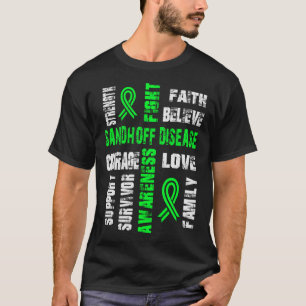 T-shirt Soutenez la croyance et la lutte contre la maladie