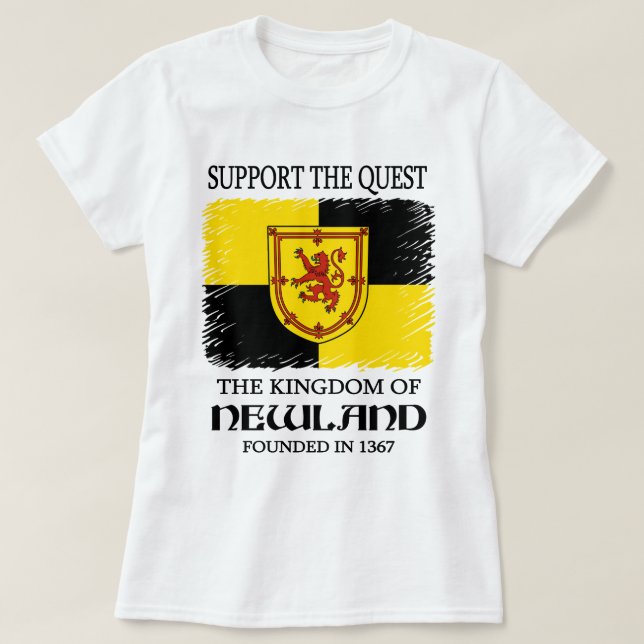 T-shirt Soutenez la Quête  (Design devant)