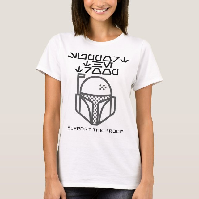 T-shirt Soutenez la troupe.w (Devant)