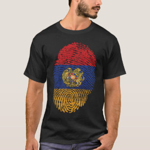 T-shirt Soutenez l'Arménie Défendre le drapeau national ar