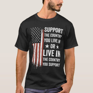T-shirt Soutenez Le Pays Dans Lequel Vous Vivez Dans Le Pa