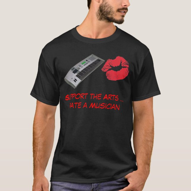 T-shirt Soutenez les arts (Devant)