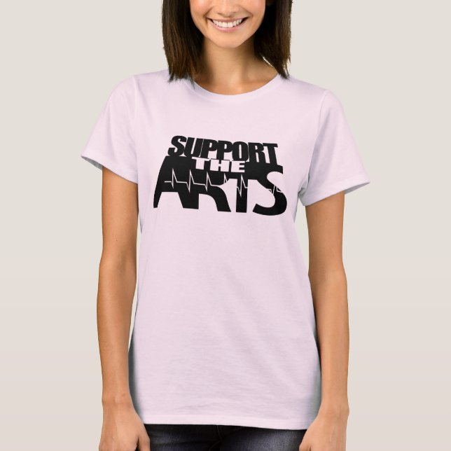 T-shirt Soutenez les arts (Devant)