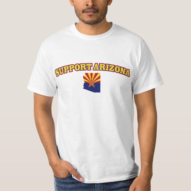 T-shirt Soutenez l'état de l'Arizona (Devant)
