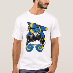 T-shirt Soutenez L'Ukraine Je Me Tiens Avec L'Ukraine Drap
