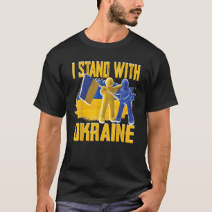 T-shirt Soutenez L'Ukraine Je Prends Position Avec L'Ukrai