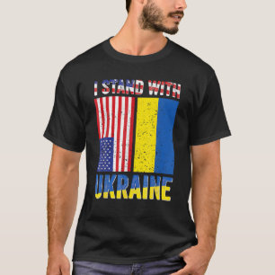 T-shirt Soutenez L'Ukraine Je Prends Position Avec L'Ukrai
