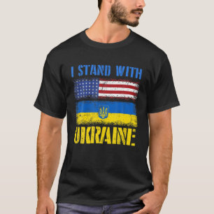 T-shirt Soutenez L'Ukraine Je Prends Position Avec L'Ukrai