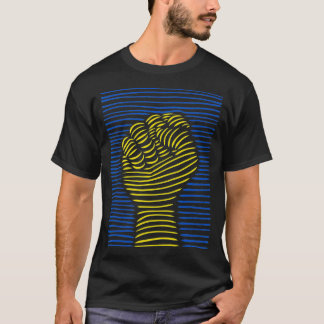 T-shirt Soutenez L'Ukraine Je Prends Position Avec L'Ukrai