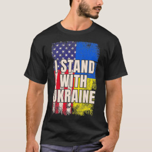 T-shirt Soutenez L'Ukraine Je Prends Position Avec L'Ukrai