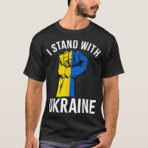Soutenez l'Ukraine Je suis avec le drapeau de l'Uk