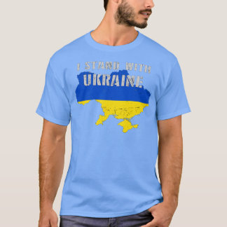 T-shirt Soutenez l'Ukraine Je suis avec l'Ukrainien