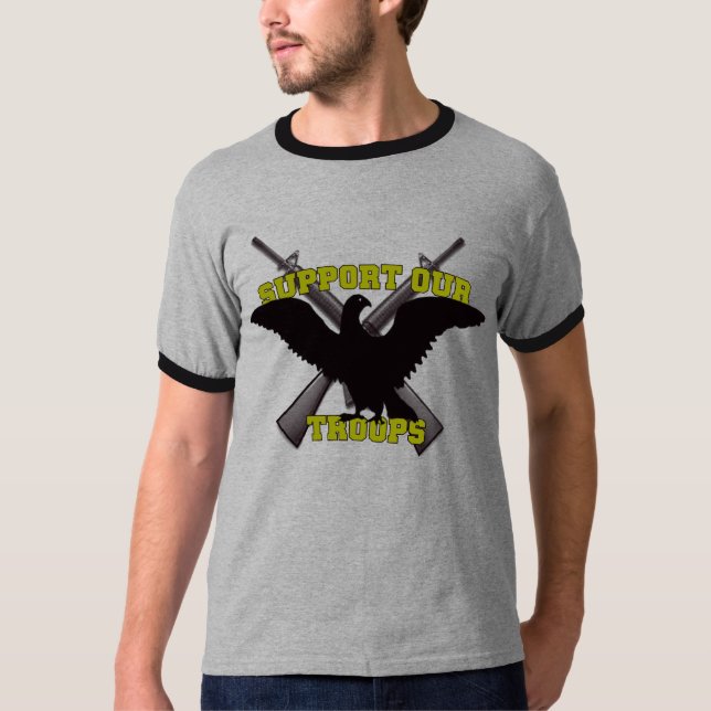 T-shirt Soutenez nos troupes (Devant)