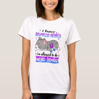 T-shirt Soutenez Rhumatoïde Arthrite Sensibilisation Ribbo