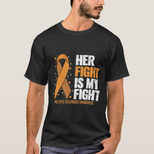 T-shirt Soutenez Sa Lutte Ma Lutte Contre La Sclérose En V