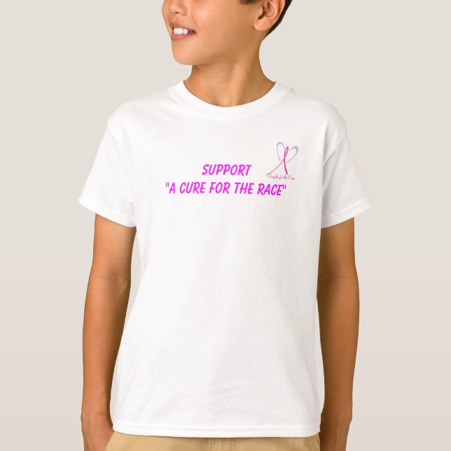 T-shirt Soutenez "un traitement pour la course " (Devant)
