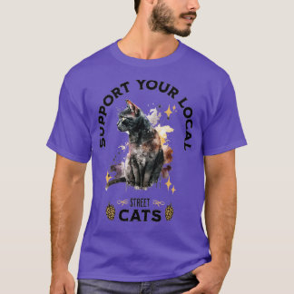 T-shirt Soutenez vos chats de rue locaux 1