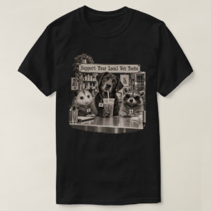T-shirt Soutenez vos techniciens vétérinaires locaux Raton