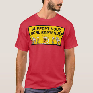 T-shirt Soutenez votre barman local 11