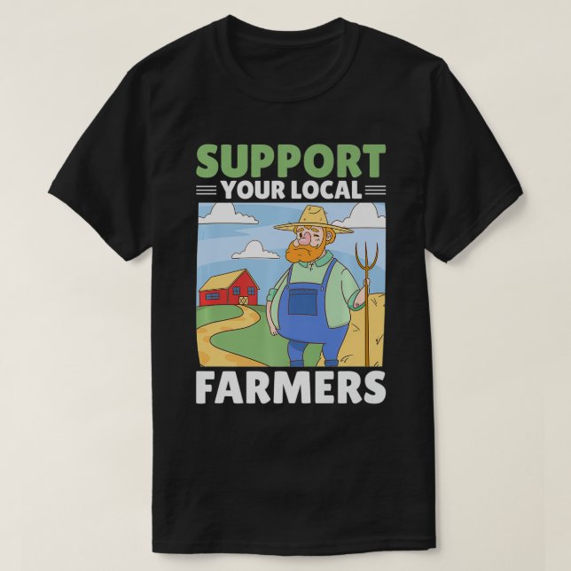T-shirt Soutenez votre demi-marathon agricole local (Design devant)