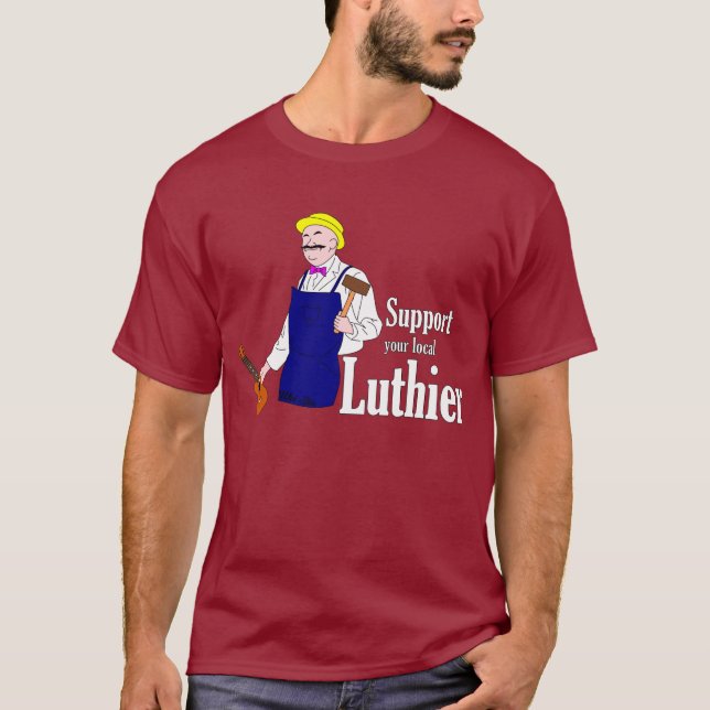 T-shirt Soutenez votre Luthier local (Devant)