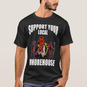T-shirt soutenez votre maison close locale