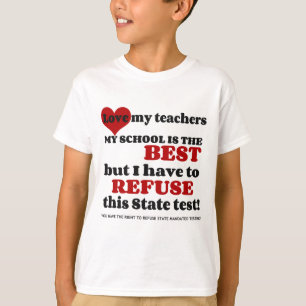 T-shirt Soutenez votre professeur. Soutenez votre école.