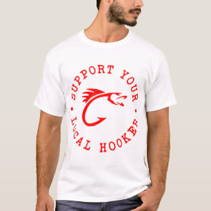 T-shirt Soutenez Votre Prostituée Locale ©AIMEZ NOUS SUR