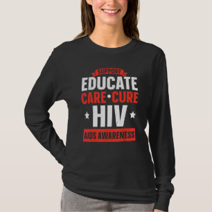T-shirt Soutenir Éduquer Soigner Guérir Sensibilisation au