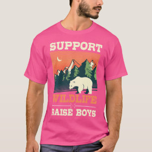 T-shirt Soutenir la faune élever des garçons militant pour