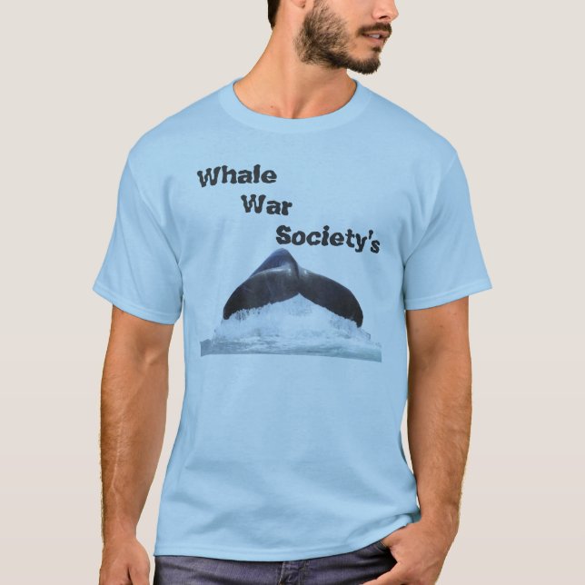 T-shirt soutenir la guerre des baleines (Devant)