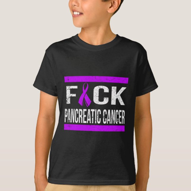 T-SHIRT SOUTENIR LA SENSIBILISATION AU CANCER PANCRÉATIQUE (Devant)