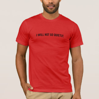 T-shirt Soutenir le combattant du cancer - Je ne m'en irai