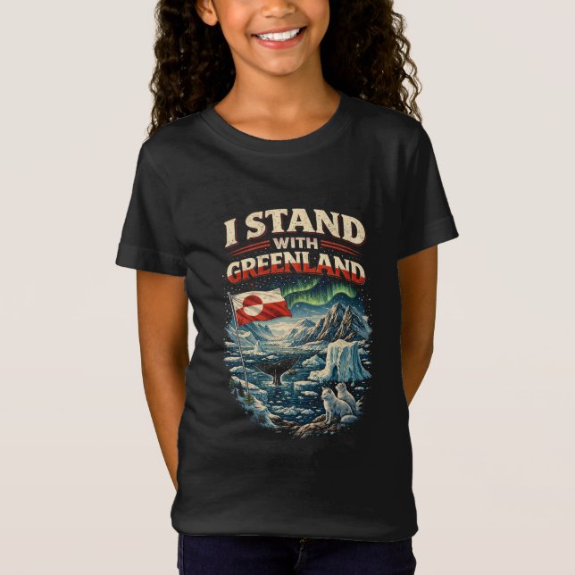 T-Shirt Soutenir le Groenland (Devant)