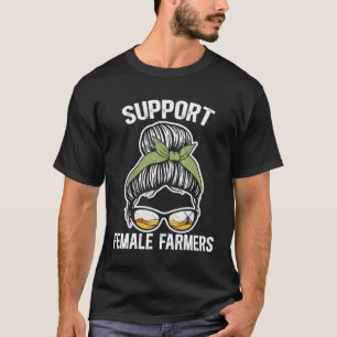 T-shirt Soutenir Les Agricultrices Amérique Pays Agricultu