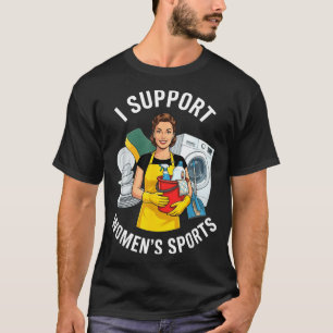 T-shirt Soutenir Les Sports Féminins Inportable Humour Adu