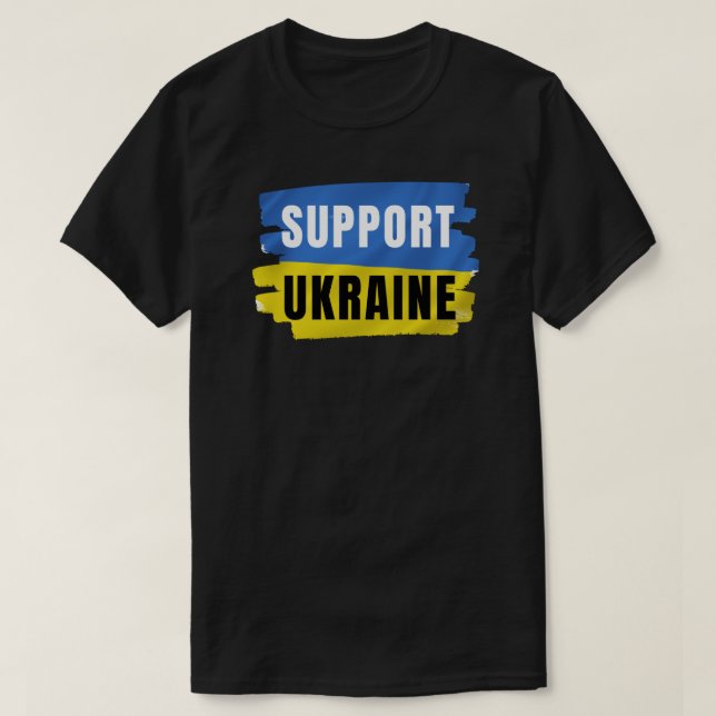 T-SHIRT SOUTENIR L'UKRAINE (Design devant)