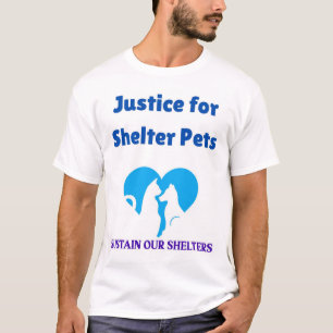 T-shirt Soutenir nos abris Justice pour les animaux domest