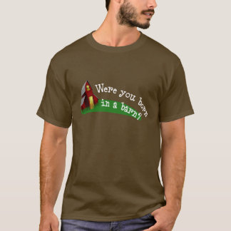 T-shirt Soutenu dans une chemise de citation de grange