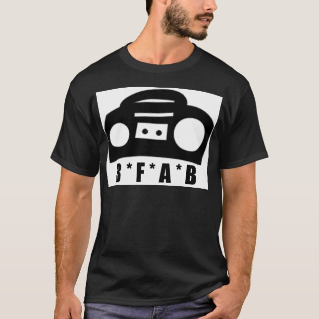 T-shirt Soutenu d'un Boombox (Devant)