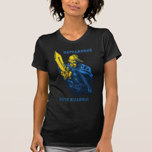 T-shirt Soutenu pour être Cosaque ukrainien libre