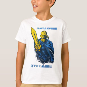 T-shirt Soutenu pour être Cosaque ukrainien libre